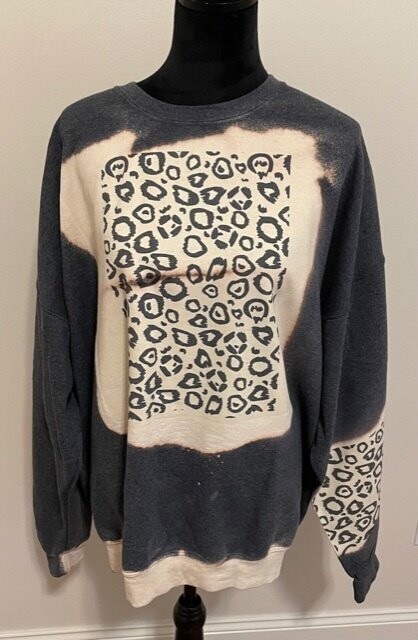 Custom Bleached Sweatshirts