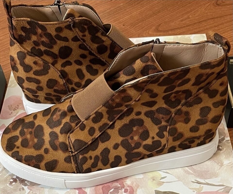 Wedge Zip Shoes Size 10 