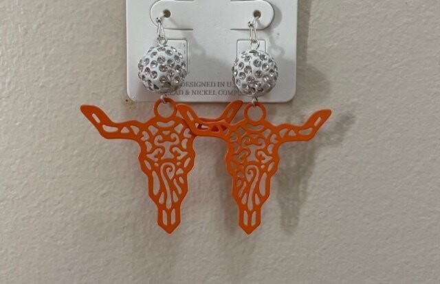 Texas Longhorns Earrings