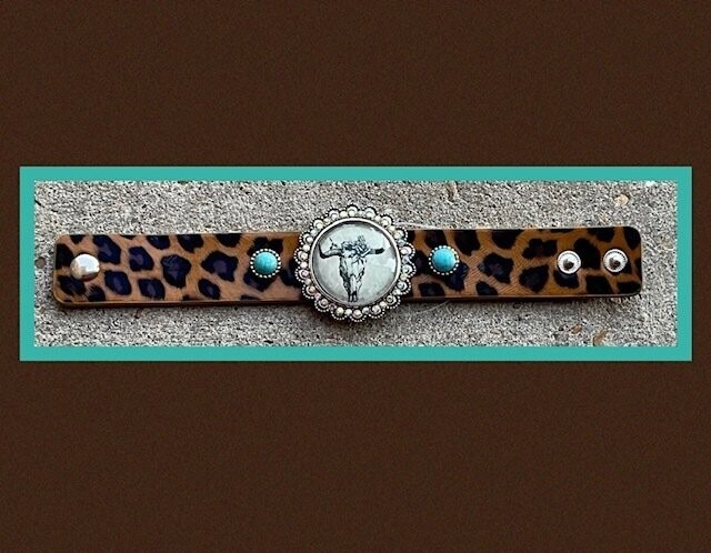 Steer Turquoise Bracelet