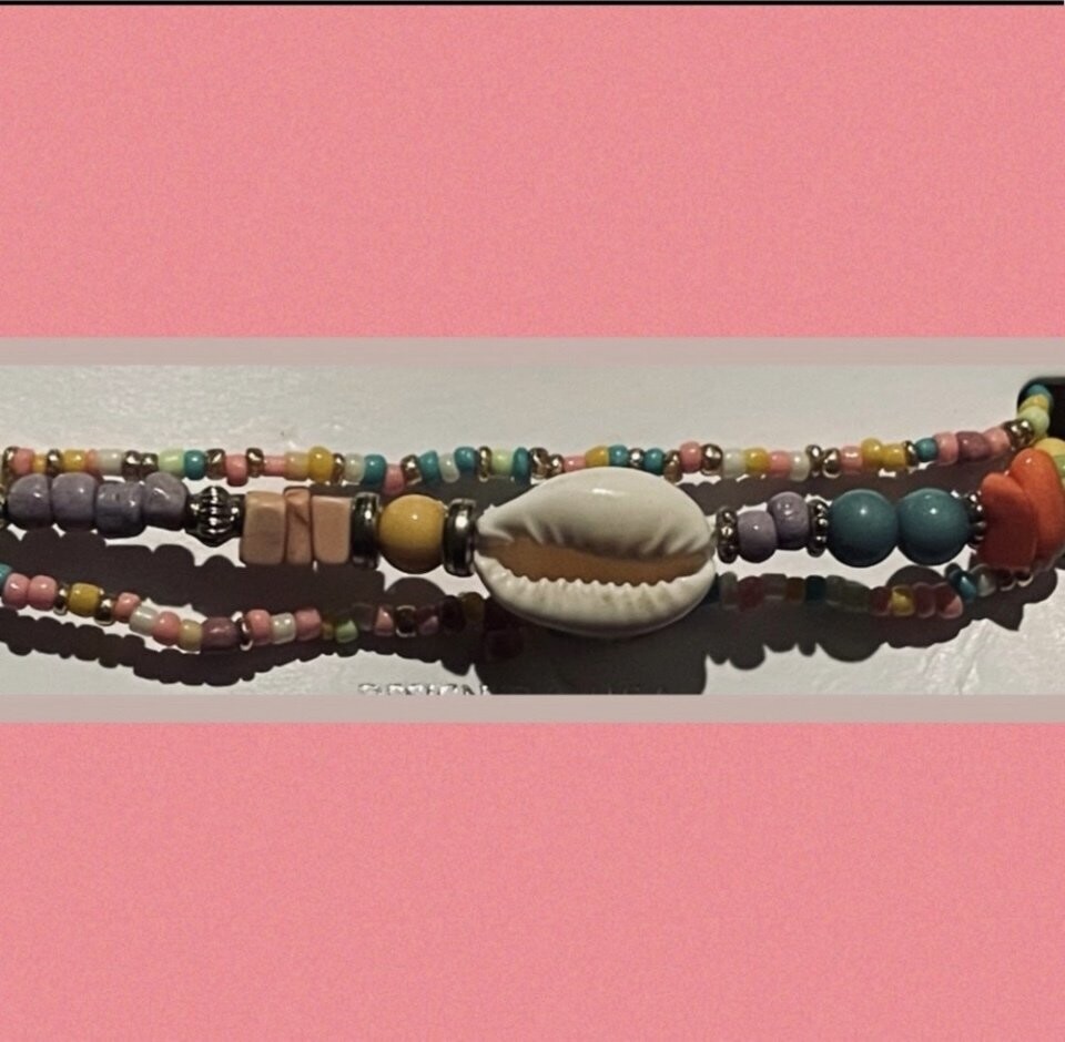 Multicolor Stretch Beaded Bracelet