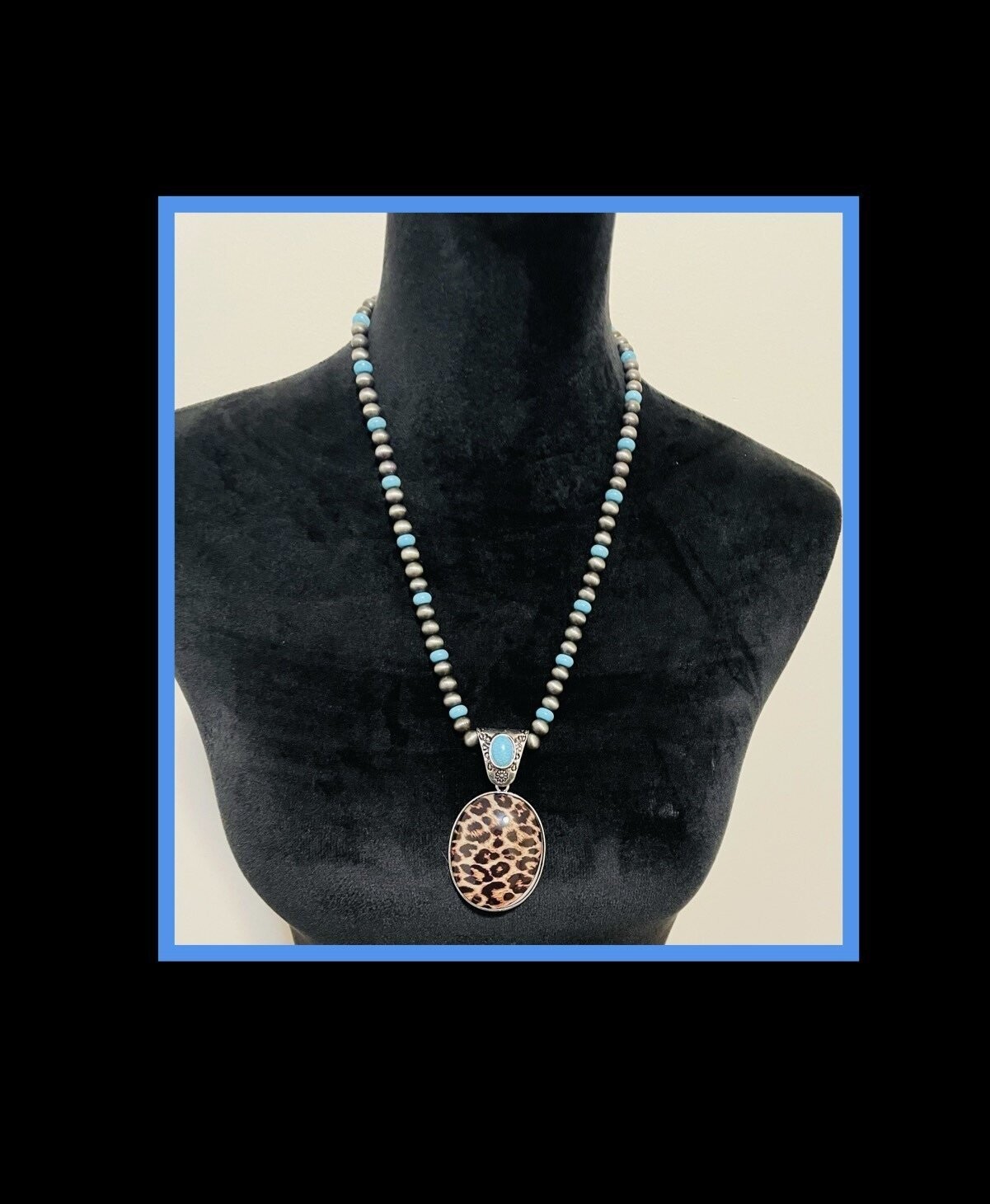 Turquoise Oval Necklace