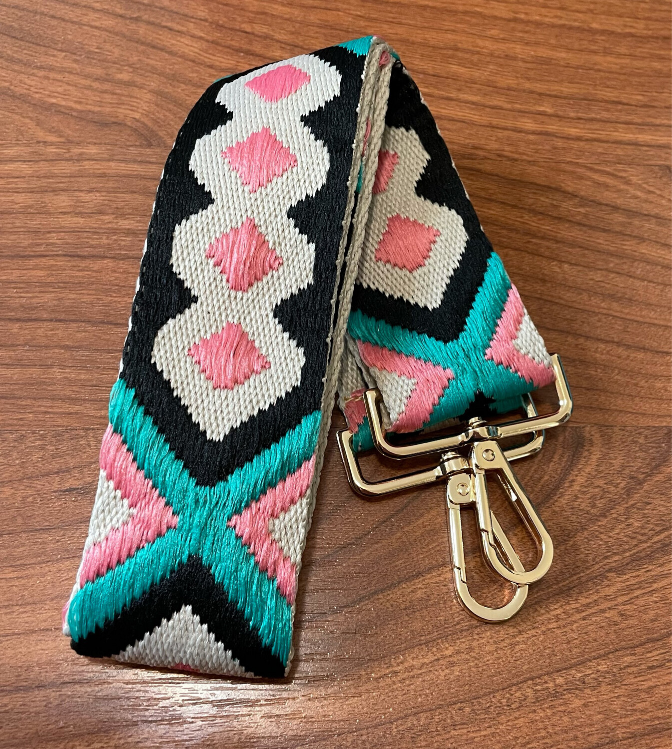 Pink Diamond Adjustable Guitar Handbag Strap