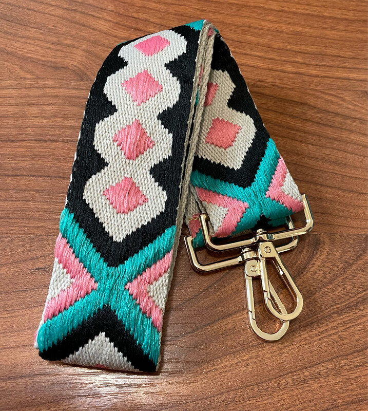 Pink Diamond Adjustable Guitar Handbag Strap