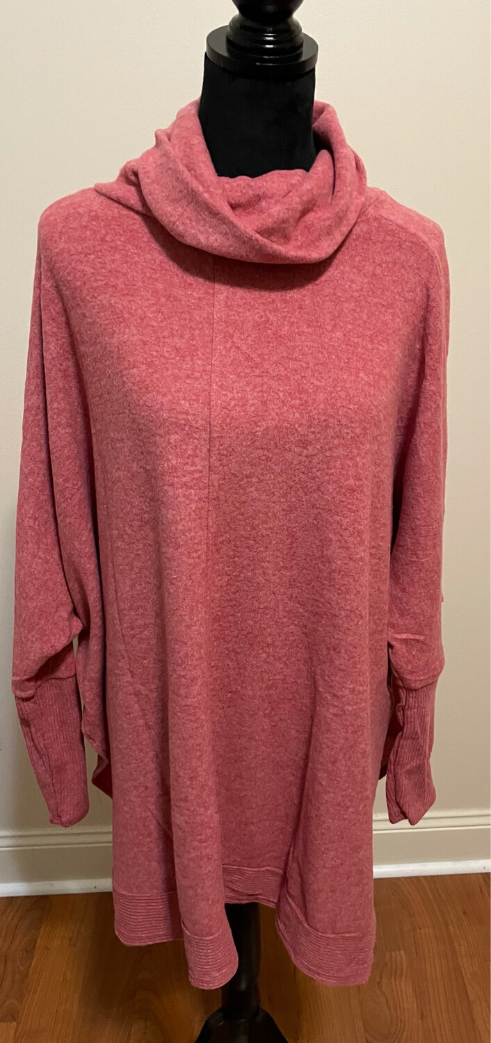 Pink Rose Oversized Sweater Size XL