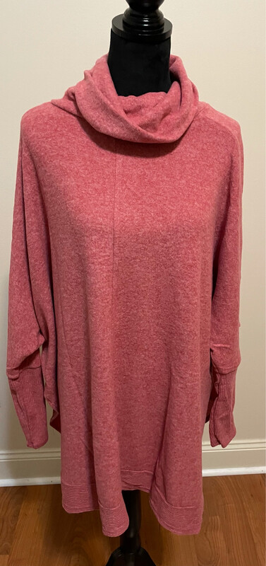 Pink Rose Oversized Sweater Size XL
