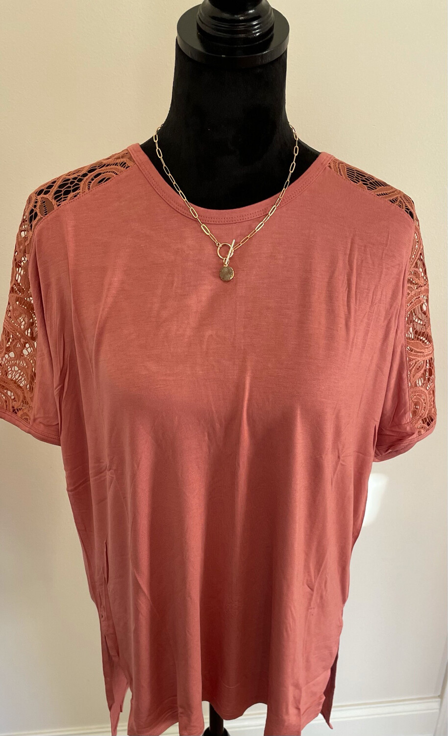 Madeline Rose Lace Top Size Medium