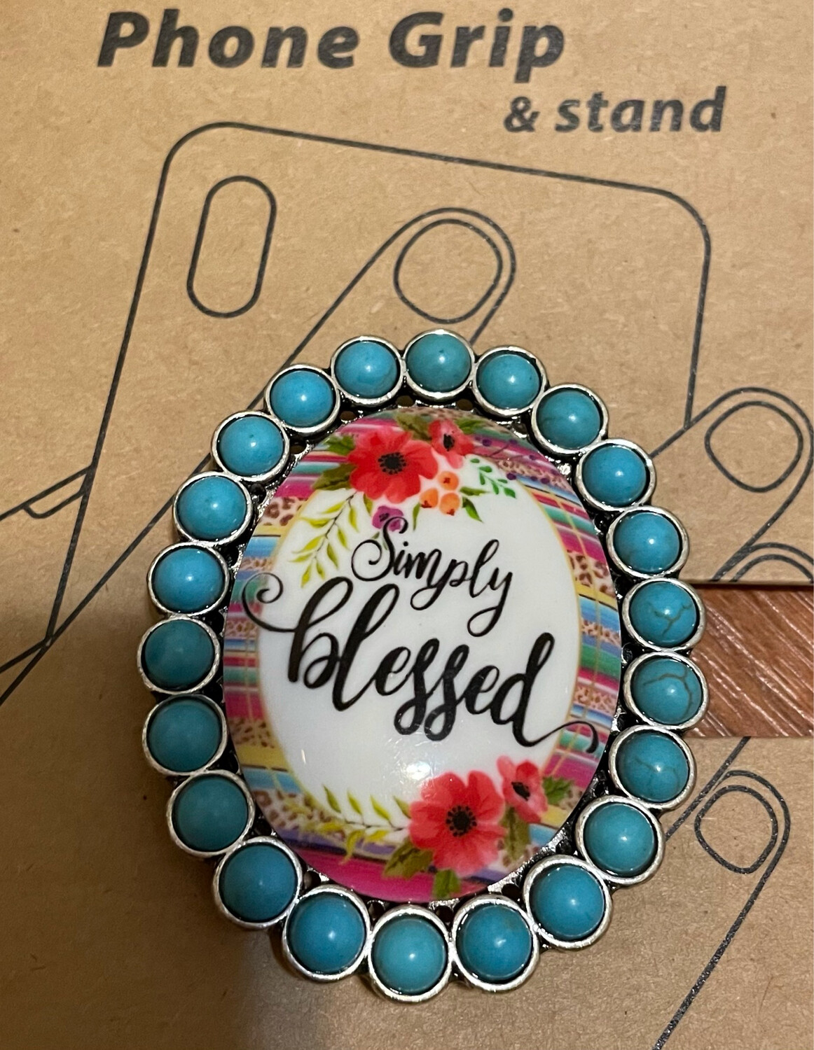 Simply Blessed Phone Grip & Stand