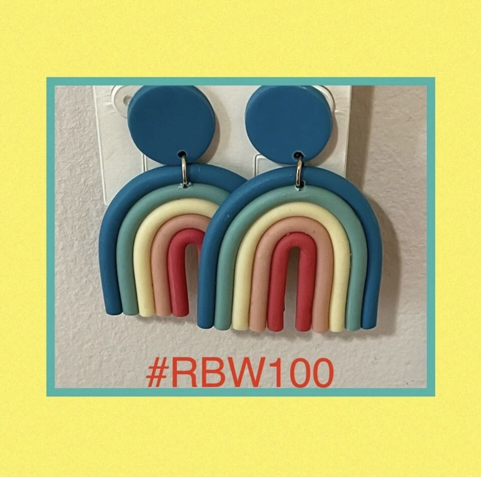 Multicolor Rainbow Earrings