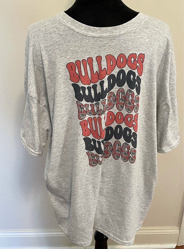 Custom Bulldogs T-Shirt Size XL