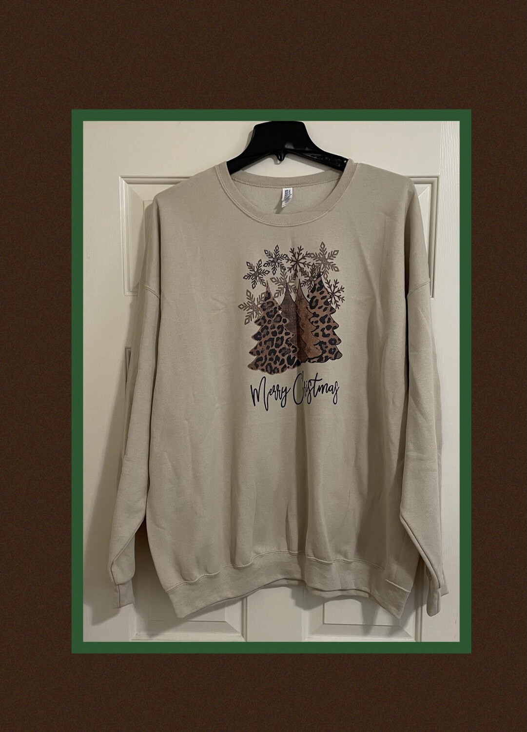 Custom Merry Christmas Sweatshirt Size 3XL