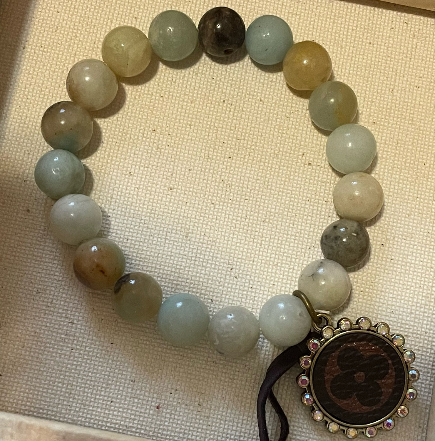 Multicolor Beaded Charm Bracelet