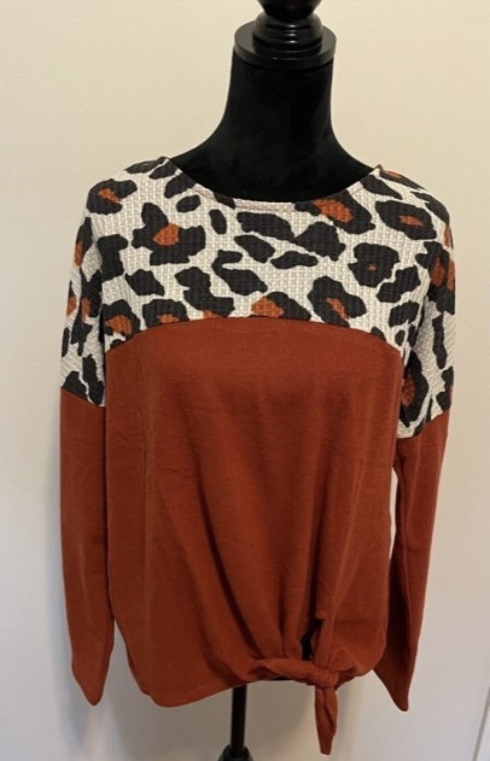 Bienville Rust Tie Top Size Medium