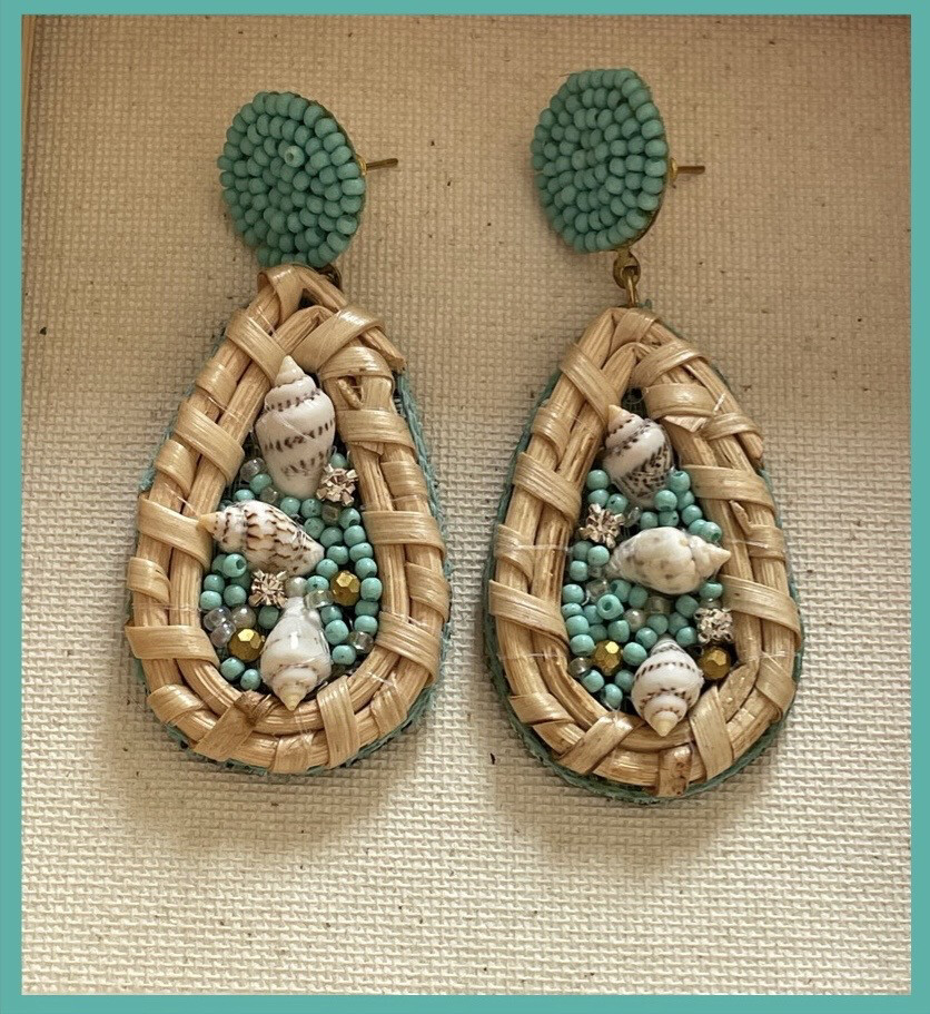 Beach Please! Beaded Earrings