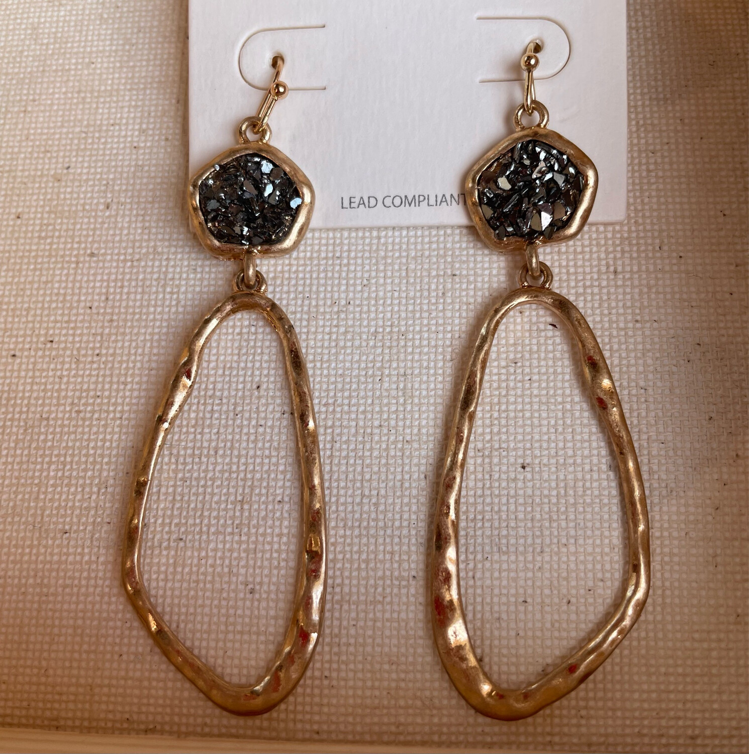 Mallory Druzy Earrings