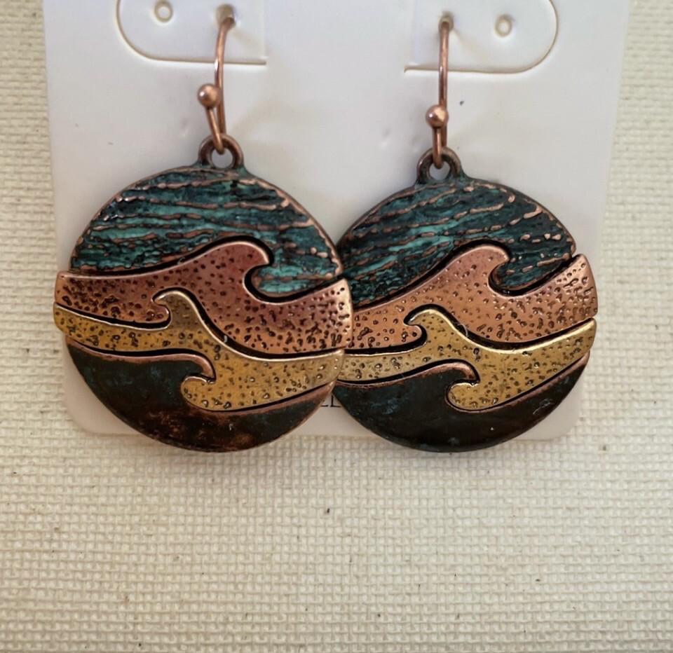 Crest Mountain Multicolor Earrings