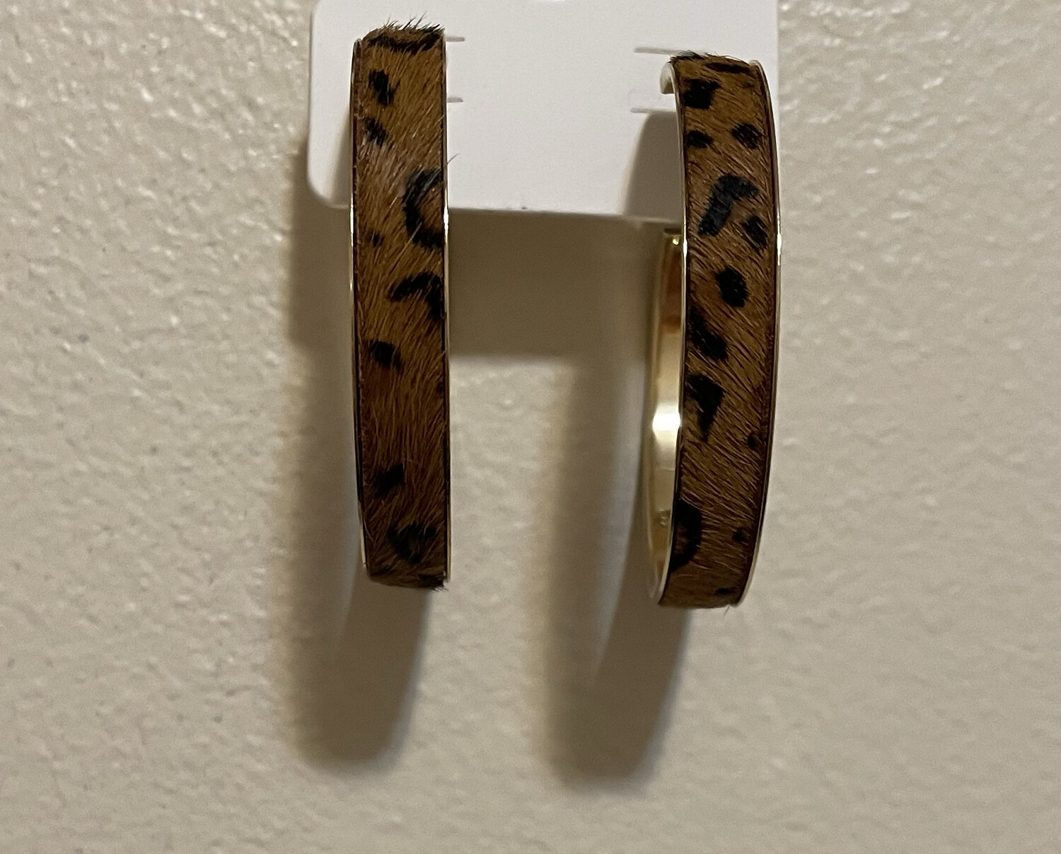Alexis Leather Hoop Earrings