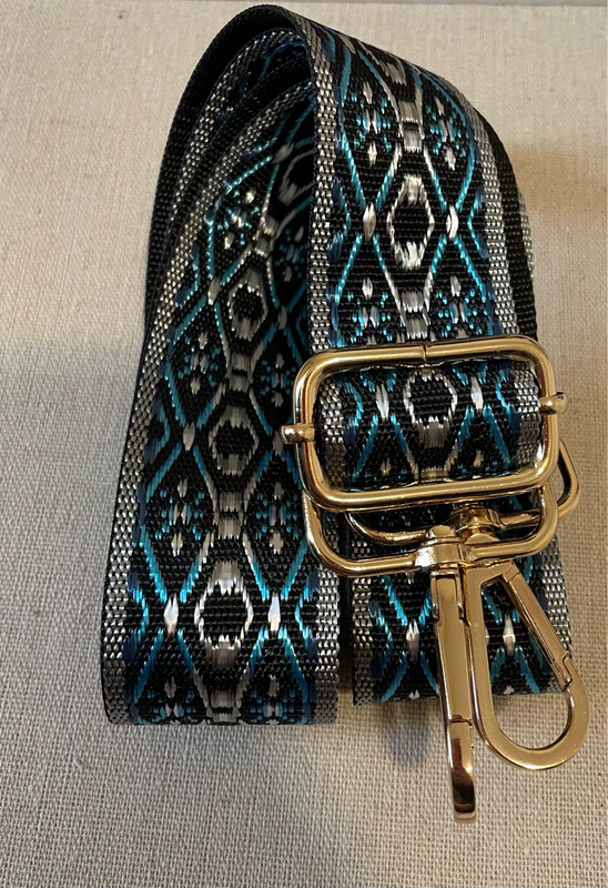 Kendall Adjustable Guitar Strap-Gold Hardware