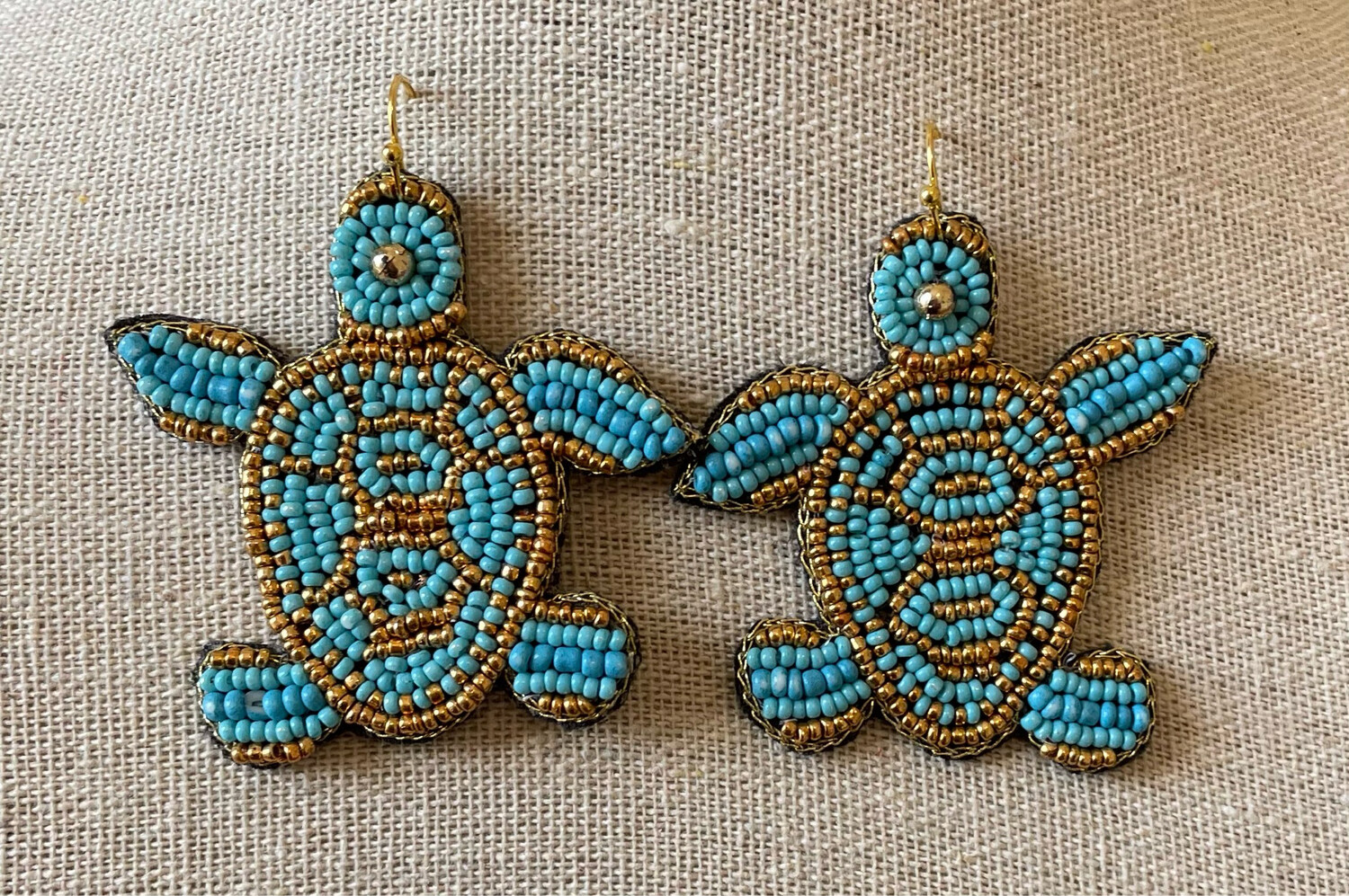 Cami Keys Turtle Beaded Earrings