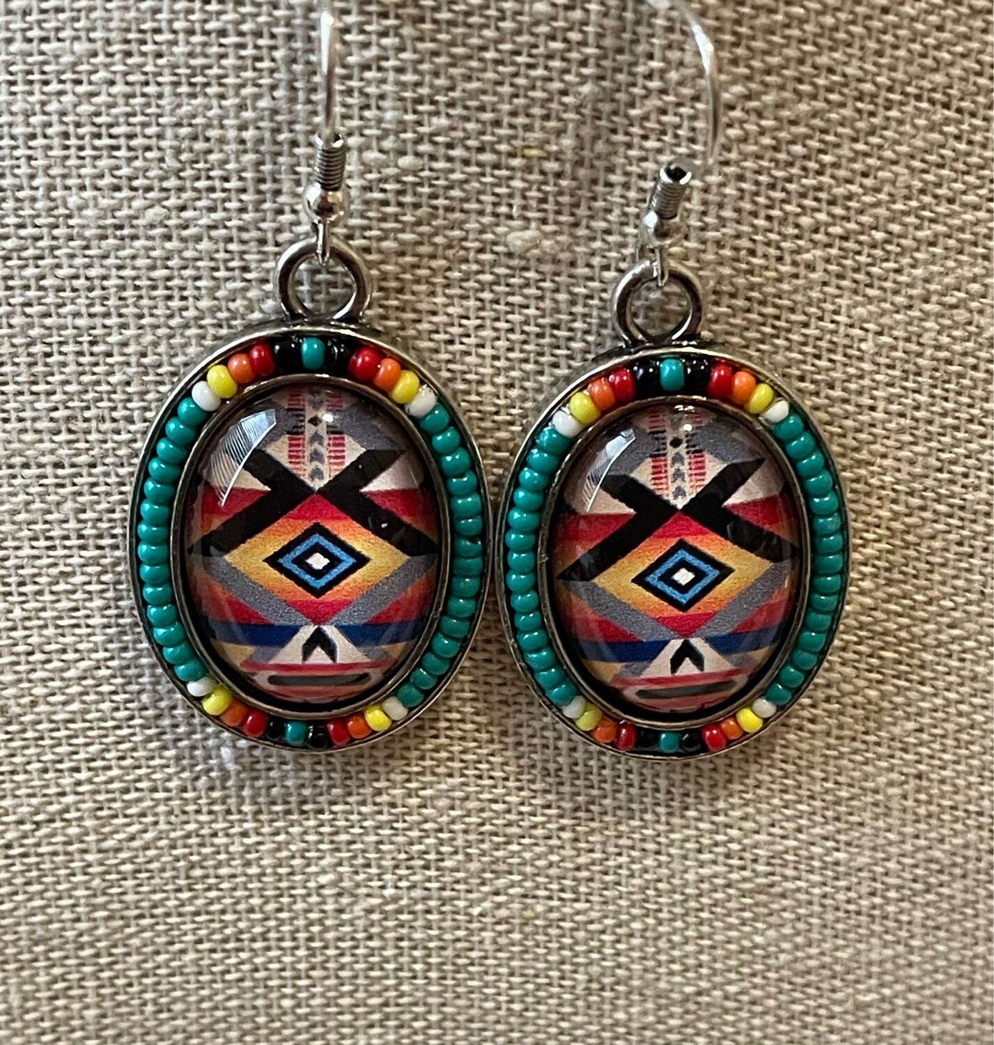Marianne Multicolor Beaded Earrings