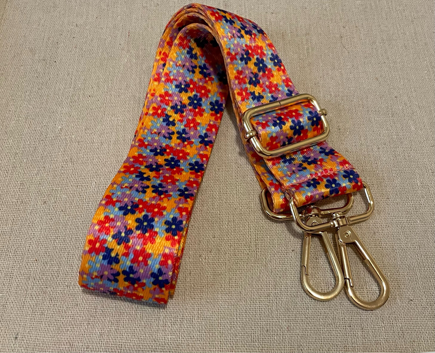 Abundant Flowers Adjustable Guitar Strap