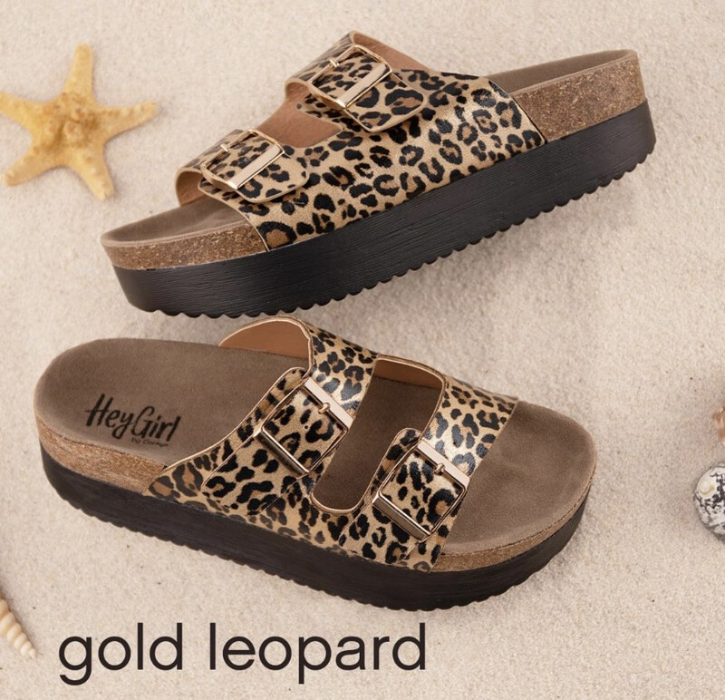 Corkys Footwear Tabloid Leopard Print Sandals