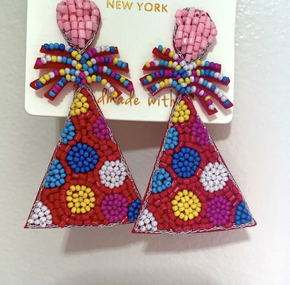 Jillian Multicolor Birthday Beaded Earrings