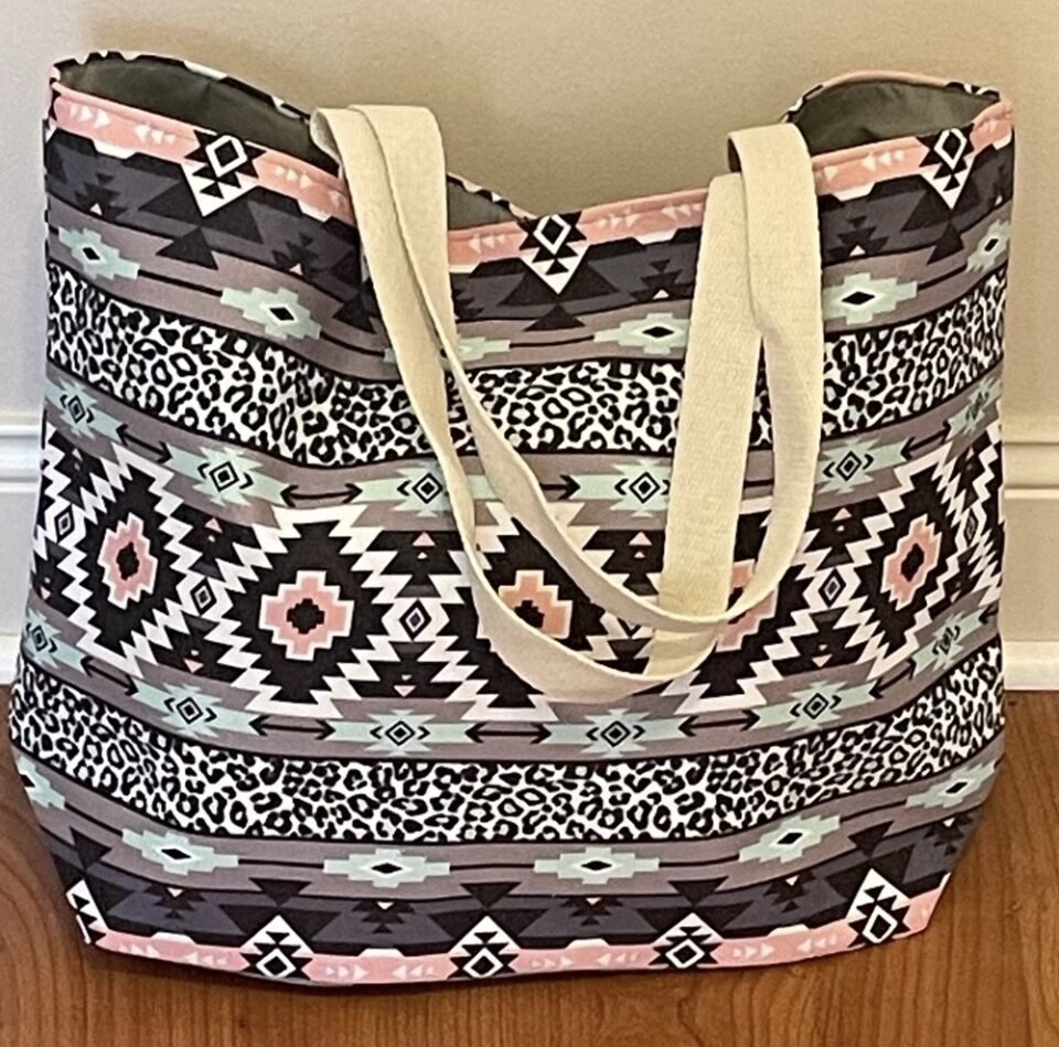 Mollie  Large Snap Closure Tote Bag