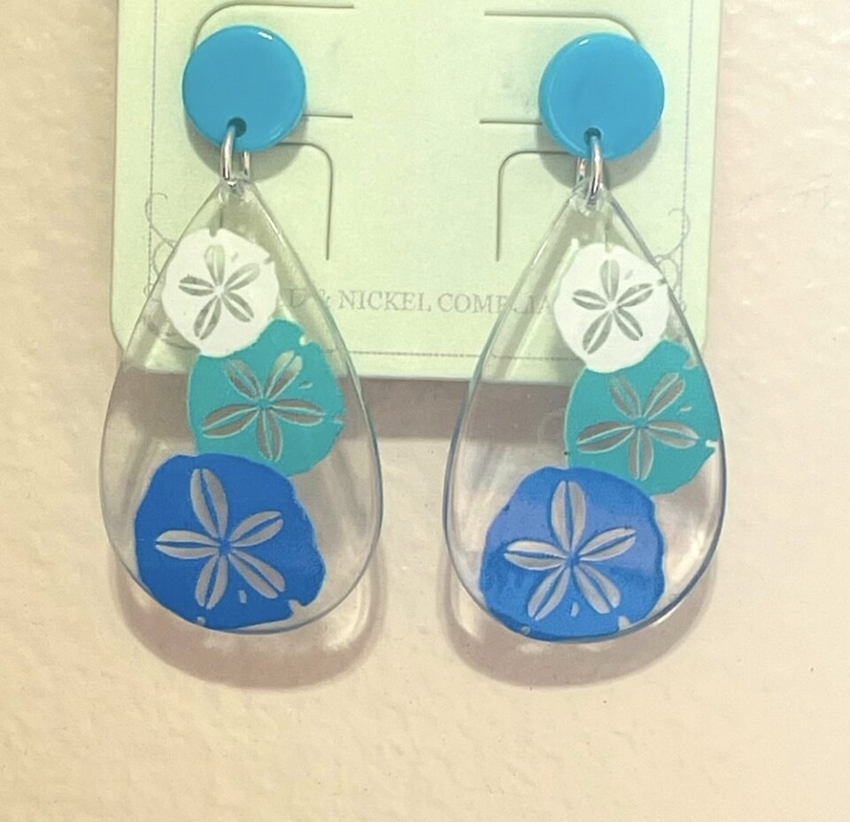 Catherine Starfish Teardrop Earrings