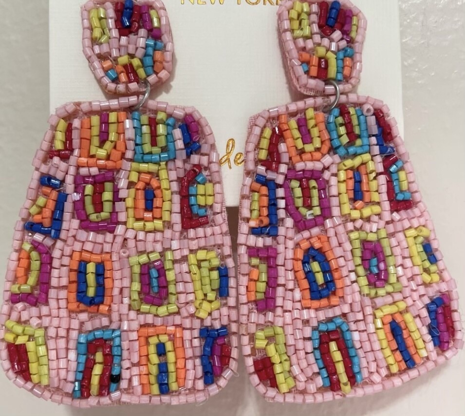 Caroline Multicolor Beaded Earrings