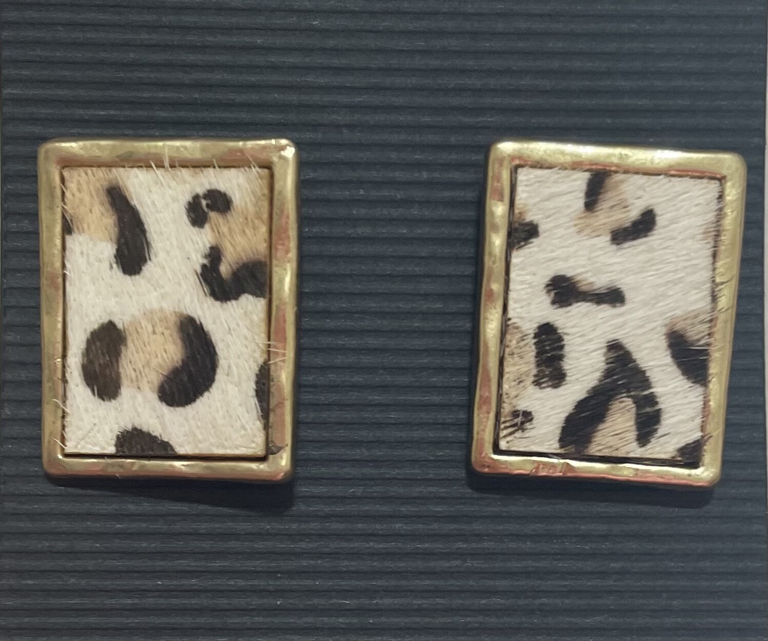 Emma Leopard Print Earrings