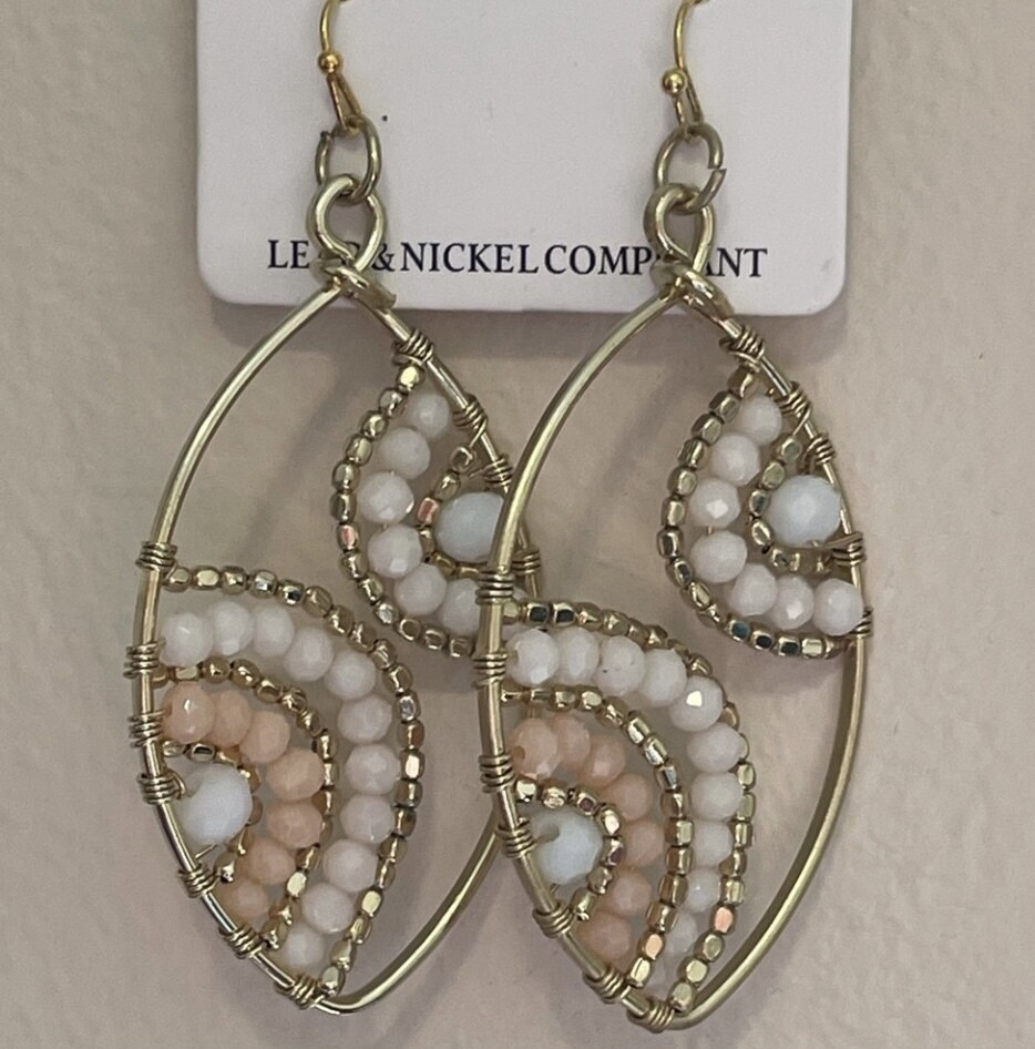 Swayze Boho Multicolor Beaded Earrings