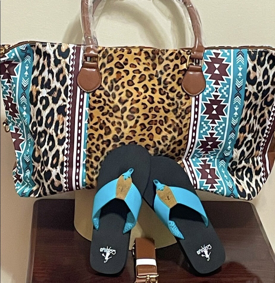 Large Multicolor Weekender Bag
