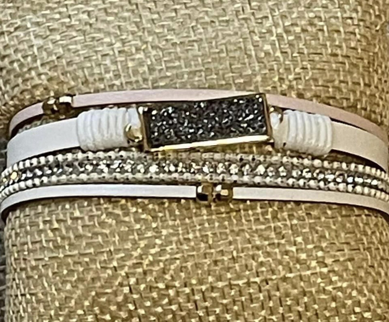 Alice Bell Druzy Magnetic Bracelet