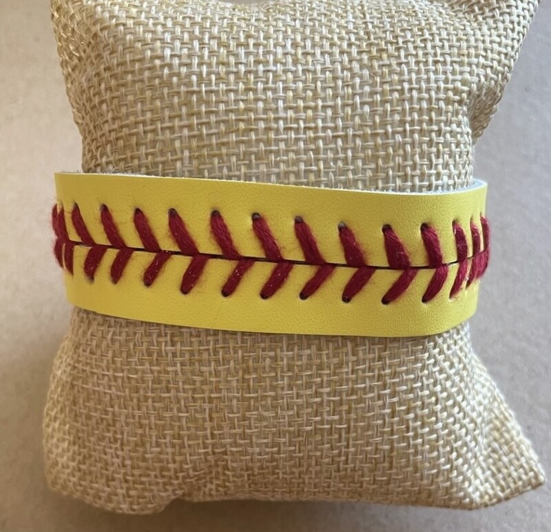 Softball Adjustable Cord Bracelet