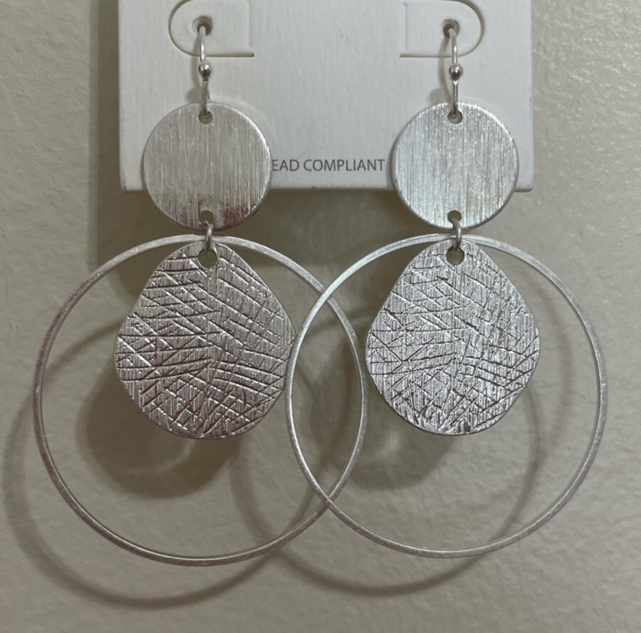 Audrey Silver Dangle Earrings