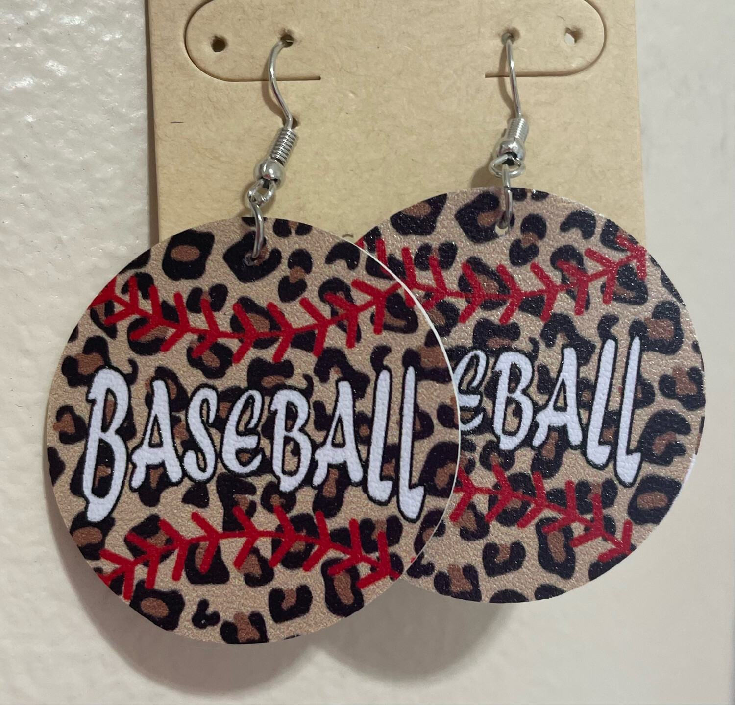 Jill Baseball Earrings