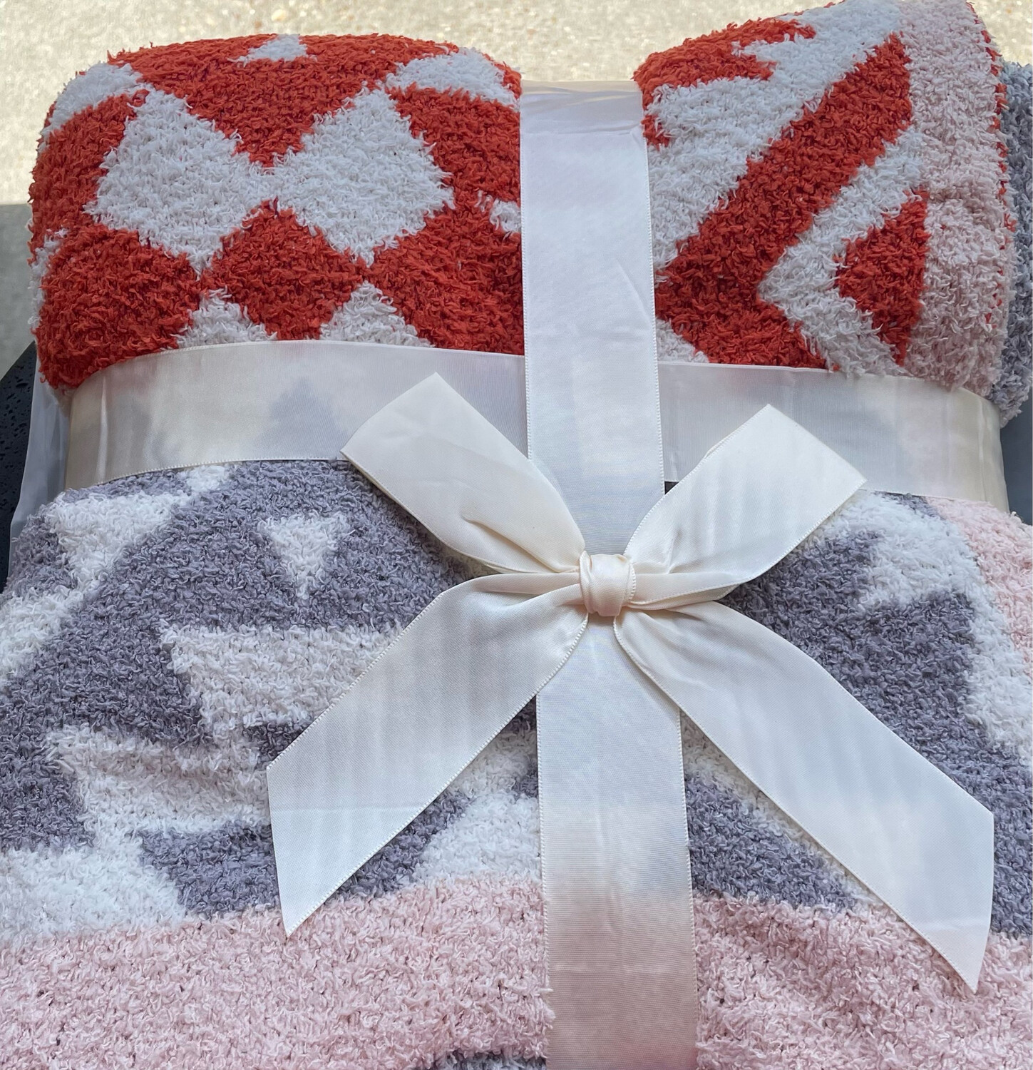 Luxe Multicolor Aztec Blanket 50x60