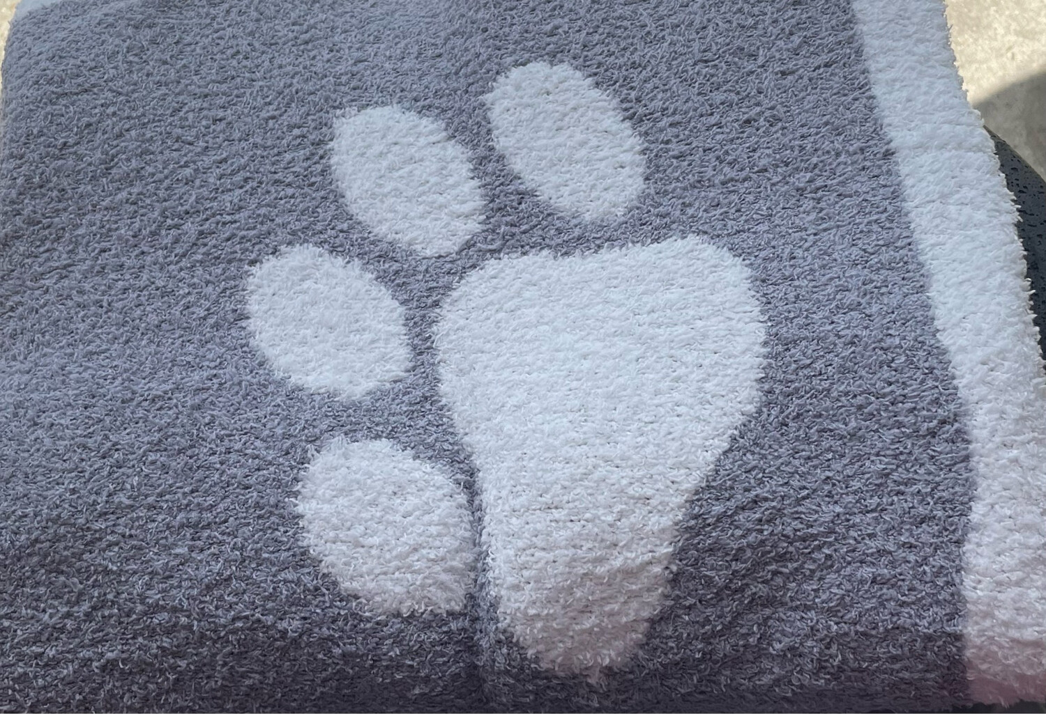 Luxe Paw Print Blanket