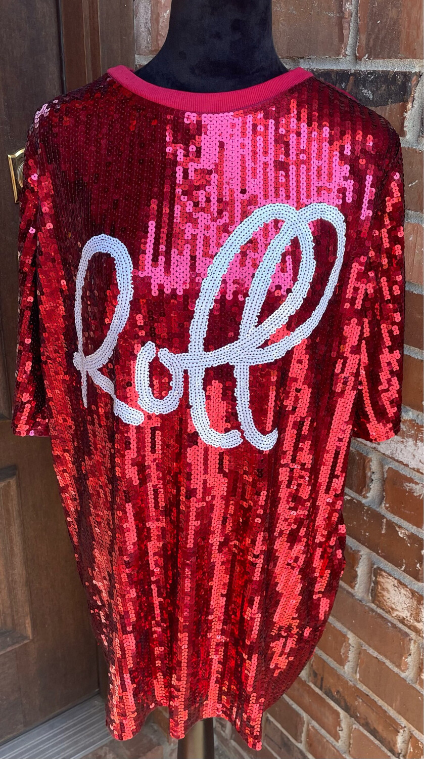 Alabama Roll Tide Sequined Dress/Tunic