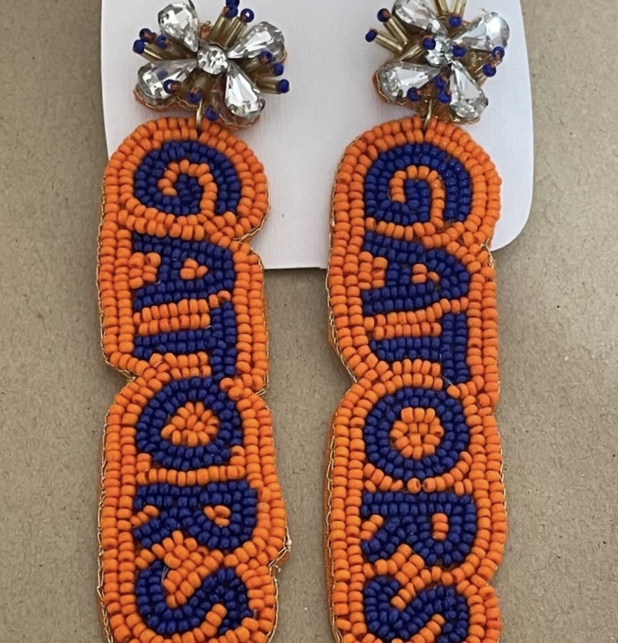 University of Florida Gators Beaded Earrings