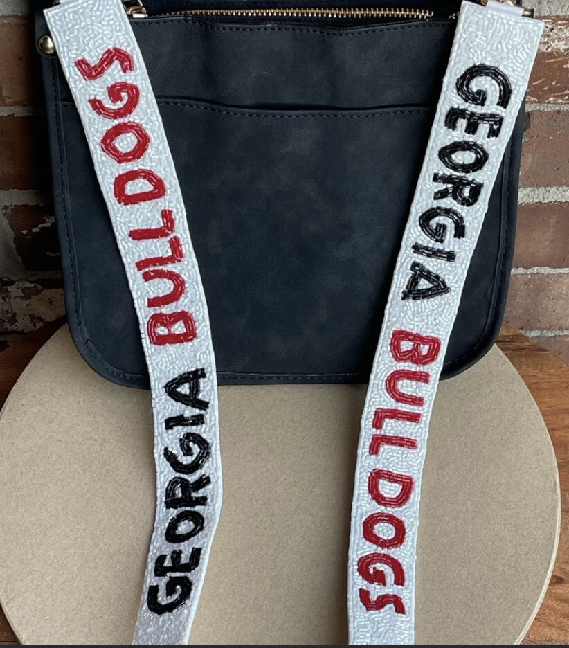 Bulldogs Beaded Purse Strap
