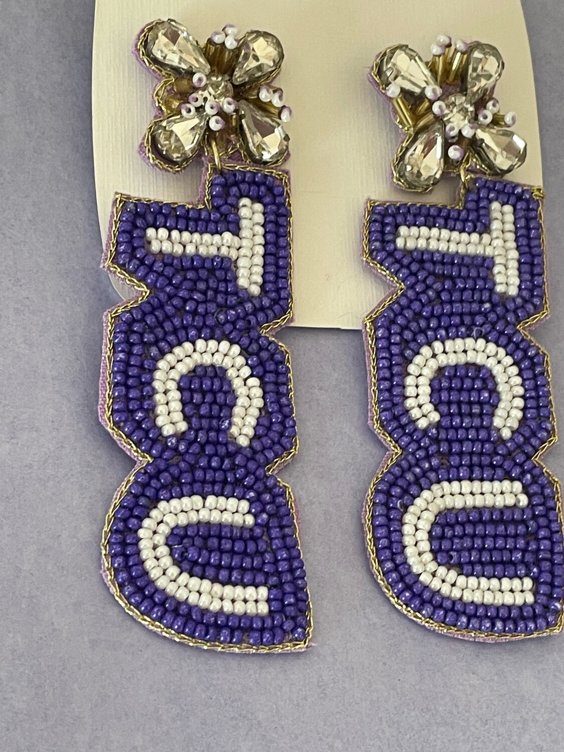 Tcu earrings deals