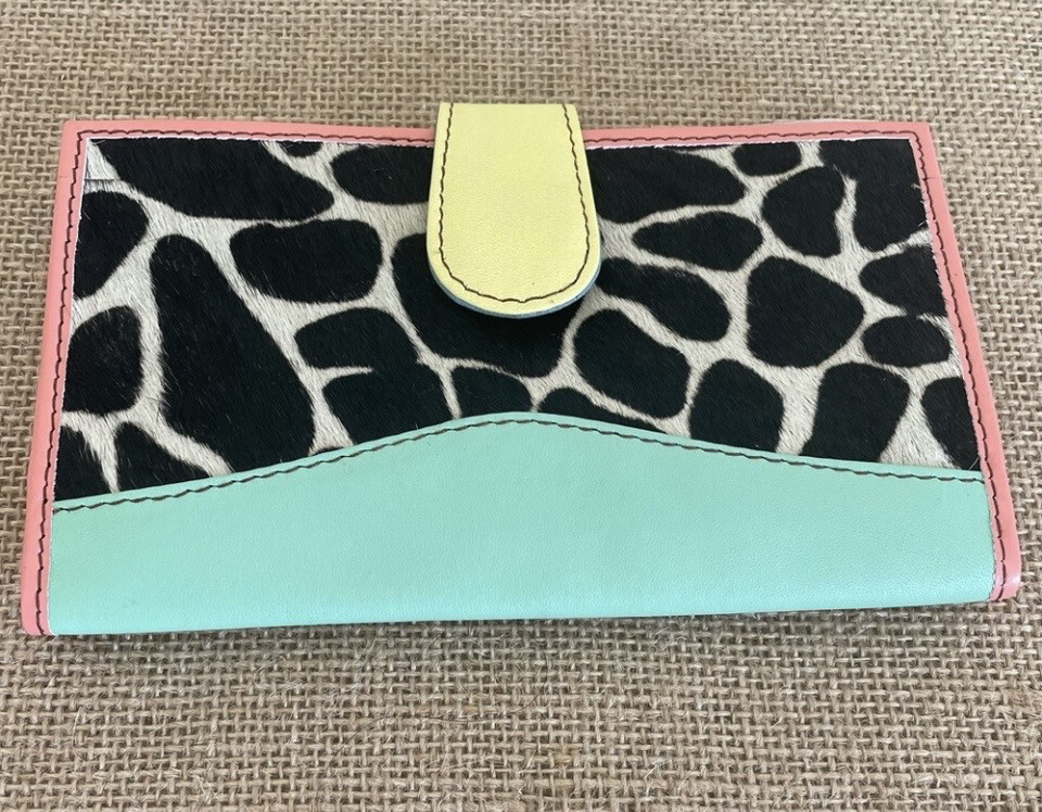 Caroline Leather Multicolor Wallet