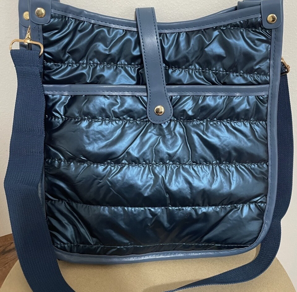 Alexandra Puff Crossbody Purse Detachable Adjustable Shoulder Strap