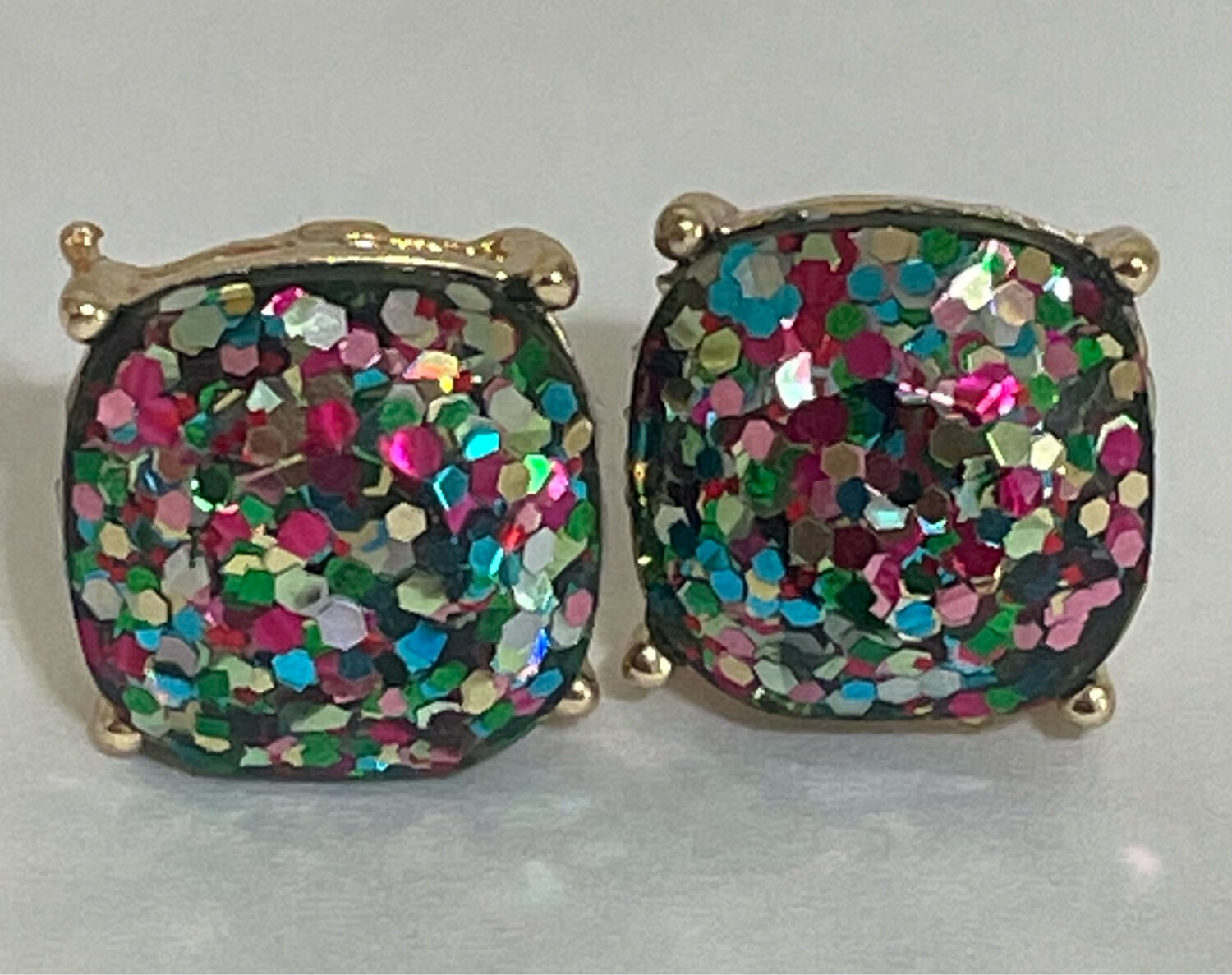Leighton Cushion Cut Stud Earrings