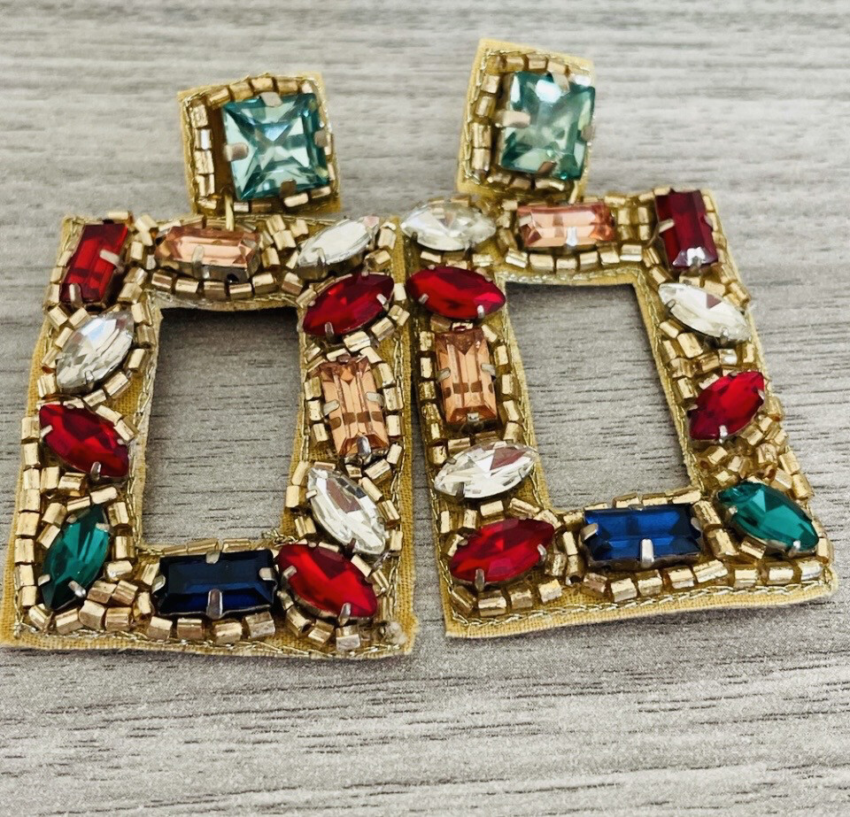 Delta Flair Multicolor Beaded Earrings
