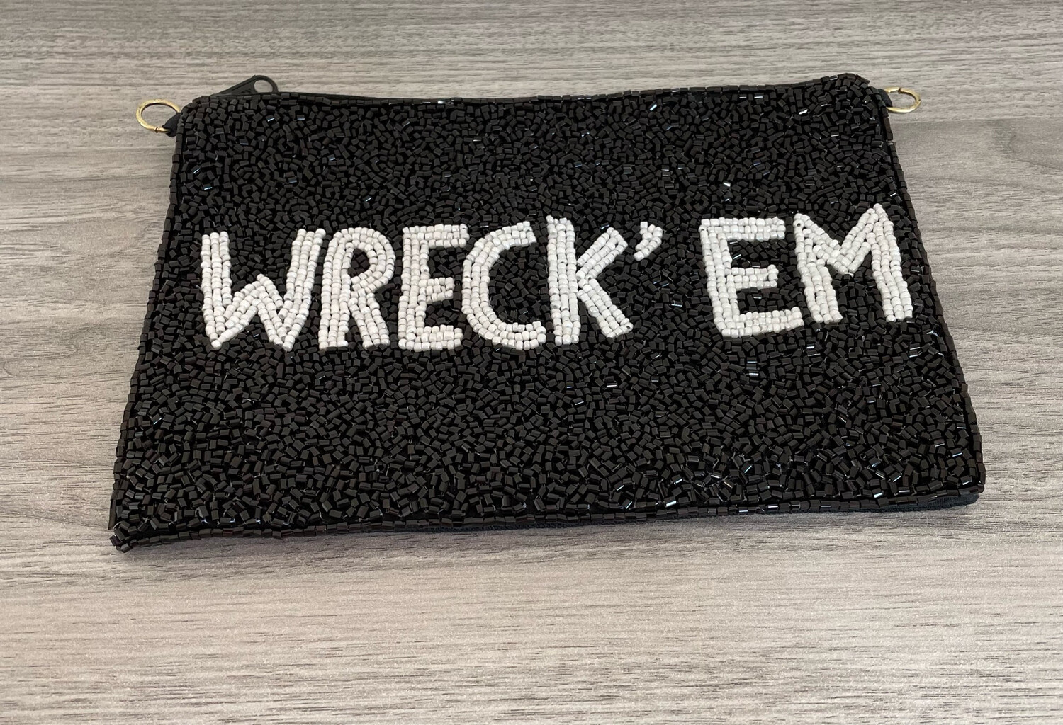 Texas Tech Beaded Wreck’Em Clutch Pouch Case