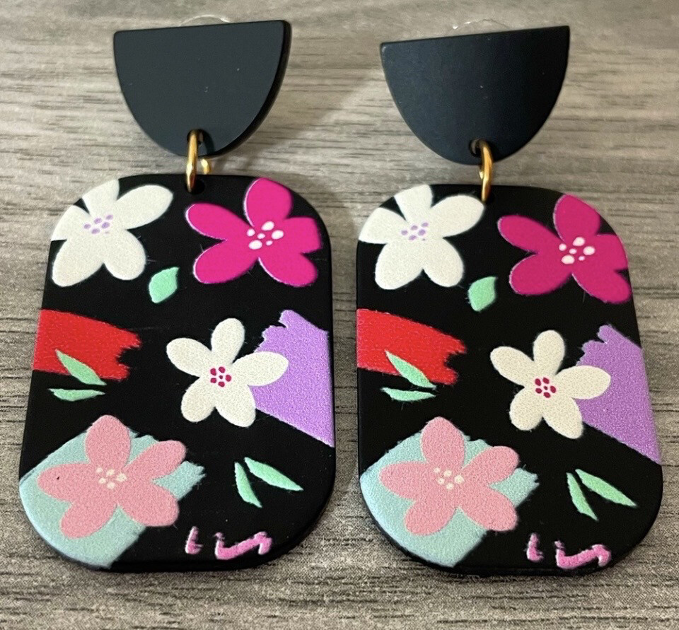 Flower Time Multicolor Earrings