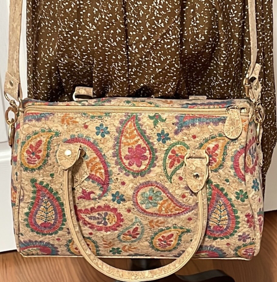 Jenna Multicolor Paisley Shoulder Bag Crossbody Purse
